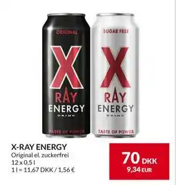 Nielsen's Discount X-RAY ENERGY, DKK 70 tilbud