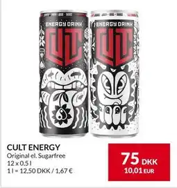 Nielsen's Discount CULT ENERGY, DKK 75 tilbud