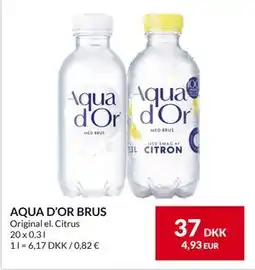 Nielsen's Discount AQUA D’OR BRUS, DKK 37 tilbud