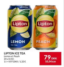 Nielsen's Discount LIPTON ICE TEA, DKK 79 tilbud