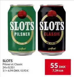 Nielsen's Discount SLOTS, DKK 55 tilbud