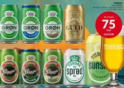 Nielsen's Discount TUBORG, DKK 75 tilbud