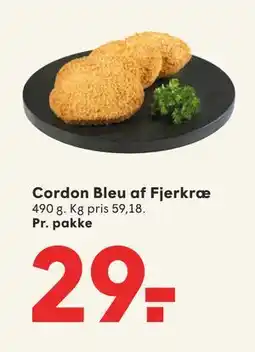 SPAR Cordon Bleu af Fjerkræ, DKK 29 tilbud