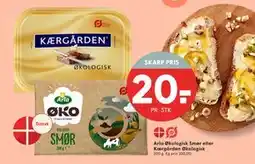 SPAR Arla Økologisk Smør eller Kærgården Økologisk, DKK 20 tilbud