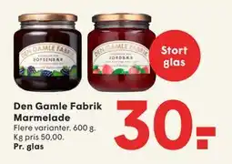 SPAR Den Gamle Fabrik Marmelade, DKK 30 tilbud