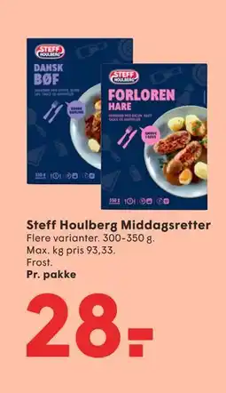 SPAR Steff Houlberg Middagsretter, DKK 28 tilbud