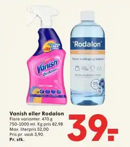 SPAR Vanish eller Rodalon, DKK 39 tilbud