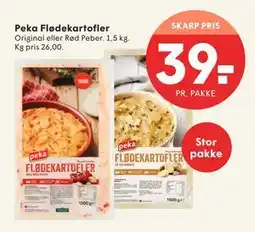 SPAR Peka Flødekartofler, DKK 39 tilbud