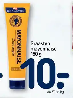 REMA 1000 Graasten mayonnaise 150 g, DKK 10 tilbud