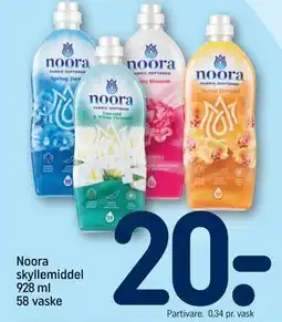 REMA 1000 Noora skyllemiddel 928 ml 58 vaske, DKK 20 tilbud