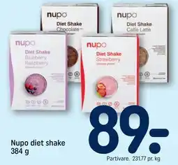 REMA 1000 Nupo diet shake 384 g, DKK 89 tilbud