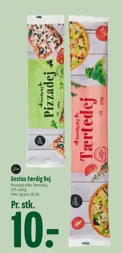 Min Købmand Gestus Færdig Dej, DKK 10 tilbud