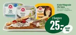 Min Købmand K-Salat Pålægssalat eller Sauce, DKK 25 tilbud
