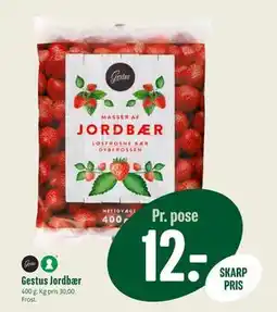 Min Købmand Gestus Jordbær, DKK 12 tilbud