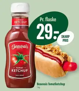 Min Købmand Beauvais Tomatketchup, DKK 29 tilbud