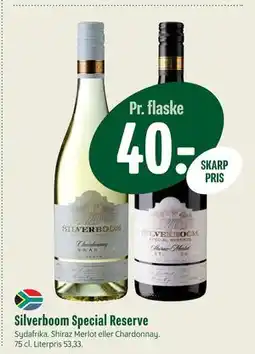 Min Købmand Silverboom Special Reserve, DKK 40 tilbud
