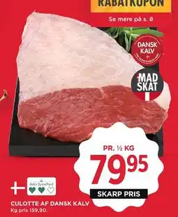 MENY CULOTTE AF DANSK KALV, DKK 79.95 tilbud