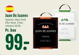 Min Købmand Juan De Juanes, DKK 99 tilbud