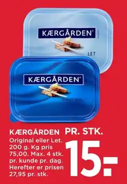 MENY KÆRGÅRDEN, DKK 15 tilbud