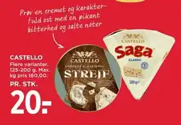 MENY CASTELLO, DKK 20 tilbud