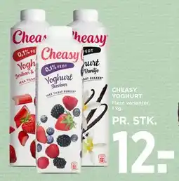 MENY CHEASY YOGHURT, DKK 12 tilbud