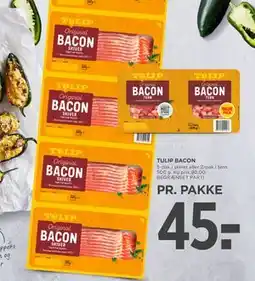 MENY TULIP BACON, DKK 45 tilbud