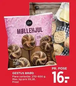 MENY GESTUS BRØD, DKK 16 tilbud