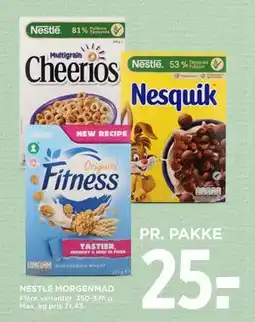MENY NESTLÉ MORGENMAD, DKK 25 tilbud