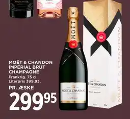 MENY MOËT & CHANDON IMPÉRIAL BRUT CHAMPAGNE, DKK 299.95 tilbud