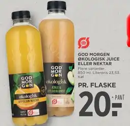 MENY GOD MORGEN ØKOLOGISK JUICE ELLER NEKTAR, DKK 20 tilbud