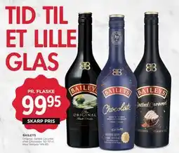 MENY BAILEYS, DKK 99.95 tilbud