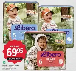 MENY LIBERO COMFORT ELLER UP&GO BLEER, DKK 69.95 tilbud