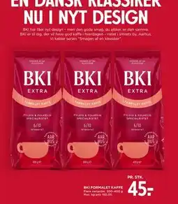 MENY BKI Formalet Kaffe, DKK 45 tilbud