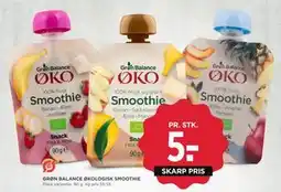 MENY GRØN BALANCE ØKOLOGISK SMOOTHIE, DKK 5 tilbud