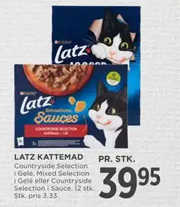 MENY LATZ KATTEMAD, DKK 39.95 tilbud