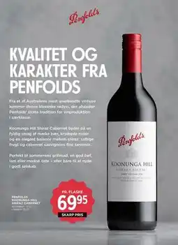 MENY PENFOLDS KOONUNGA HILL SHIRAZ CABERNET, DKK 69.95 tilbud