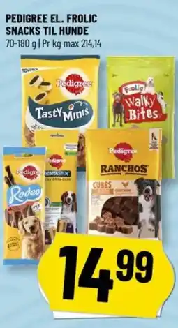 Løvbjerg PEDIGREE El. frolic snacks til hunde tilbud