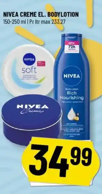 Løvbjerg NIVEA Creme el. bodylotion tilbud