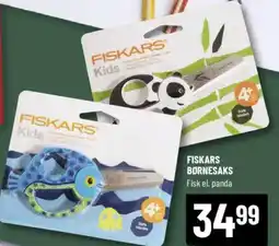 Løvbjerg FISKARS Børnesaks fisk el. panda tilbud