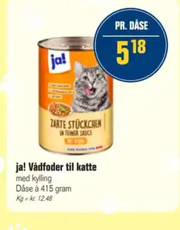 Otto Duborg Ja! Vådfoder til katte tilbud