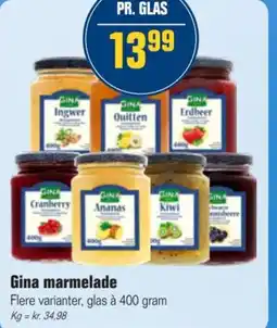 Otto Duborg GINA marmelade tilbud
