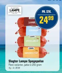 Otto Duborg Slagter Lampe Spegepølse tilbud