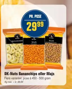 Otto Duborg DK-Nuts Bananchips eller Majs tilbud