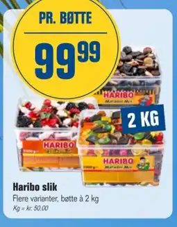 Otto Duborg HARIBO slik tilbud