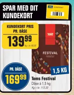 Otto Duborg Toms Festival tilbud