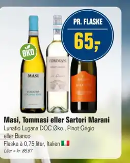 Otto Duborg Masi, Tommasi eller Sartori Marani tilbud