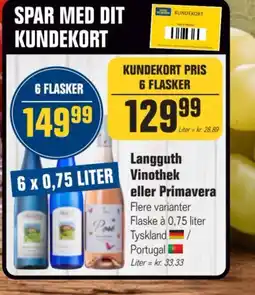 Otto Duborg Langguth Vinothek eller Primavera tilbud