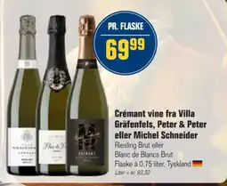 Otto Duborg Crémant vine fra Villa Gräfenfels, Peter & Peter eller Michel Schneider tilbud