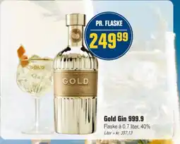 Otto Duborg Gold Gin 999.9 tilbud