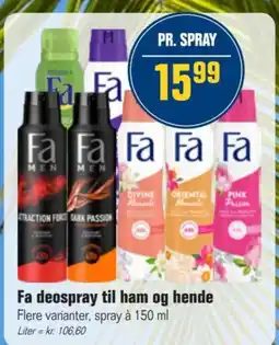 Otto Duborg FA deospray til ham og hende tilbud